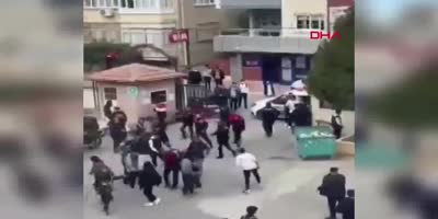 Student's parents and students fighting eachother