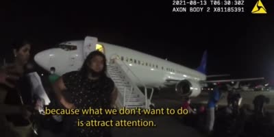 Leaked video shows federal contractors secretly flying migrants to New York