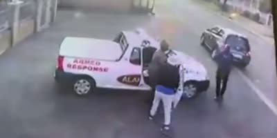 Security officer robbed of his firearm in South Africa