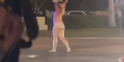 Statue of Liberty meets Miami