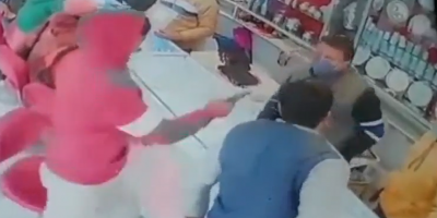 India: Store Owner Survives A Headshot