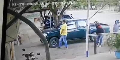 Colombian Sicario Cowardly Shoots Man In The Back