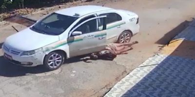 Man Dragged By Robbers Car