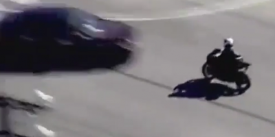 Los Angeles Police Chase Ends With Spectacular Crash