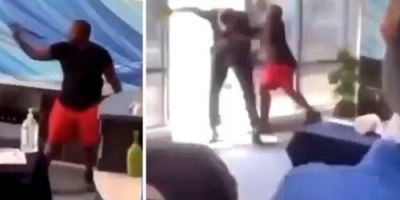 Cop hacked by knife when taser fails doesn't work