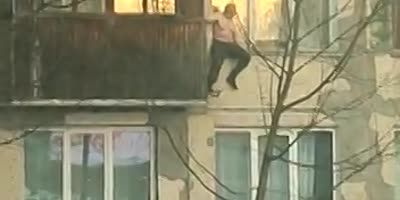 Painful Adventure Of Drunk Tarzan In Russia