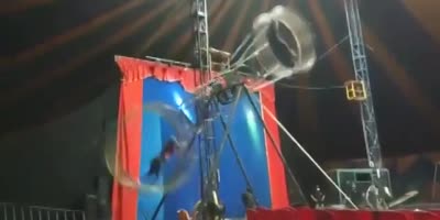 US Acrobat Unjuried In Colombian Circus
