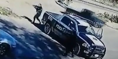 Mexican police officer send for space
