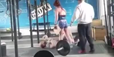 Pull Up At The Gym,