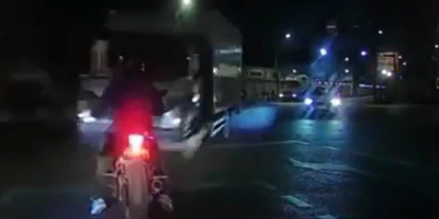 Close Call At The Intersection In China