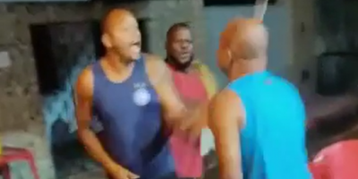 Bald Guy Dropped With A Single Punch