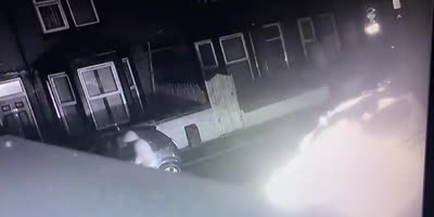 UK Arsonist Sets Car On Fire In Leeds]