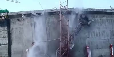Workers Crushed By Falling Crane