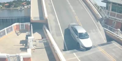 Bridges lifts w/ car on it