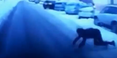 Wierdo On Russian Road