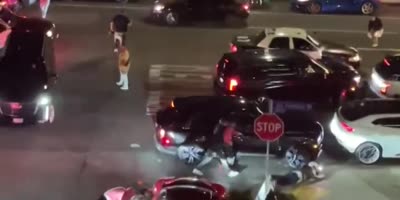 Another Angle Of Beverly Grove Shooting Where Rapper Kodak Got Shot