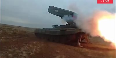 Russia Deploys The TOS-1, nicknamed the “Buratino” in Ukraine