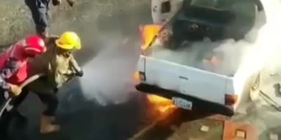 Firefighters Injured In Venezuela
