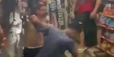 Fight At Carnival In Brazil