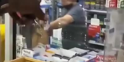 She Thought She Could Get Away With Going Behind The Counter To Brawl, Asian Owners Had Different Plans(R)