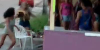 Fight Of Prostitutes Caught On Camera In Brazil