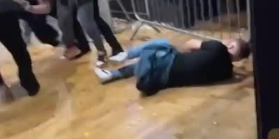 Irish Club Visitors Fight