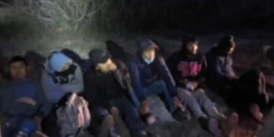 Human smuggler with 7 illegal immigrants in his vehicle caight in Bracketville, TX