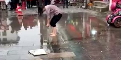 Intoxicated Bathing In Public