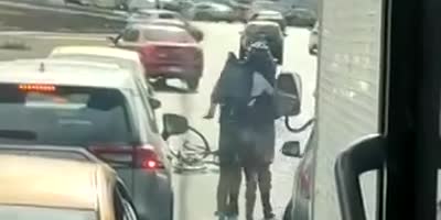 Cyclist Assaulted With Crowbar In Colombian Road Rage