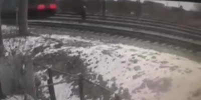 Girl In Headphones Hit By Train In Ukraine