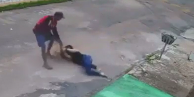 Woman Dragged By Purse Snatcher In Brazil