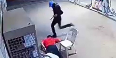 Two Petrol Station Workers Attacked By Robbers.