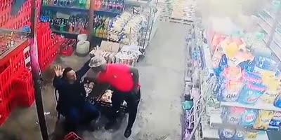 Vendor Begs Armed Robber Not To Shoot Him In South Africa