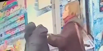 Brave UK Lady Assaults Knife Wielding Store Robber