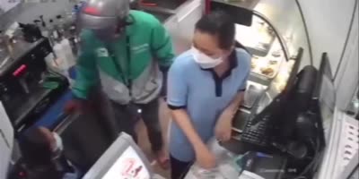 Thai Woman Attacked, Punched By EX BF At Work
