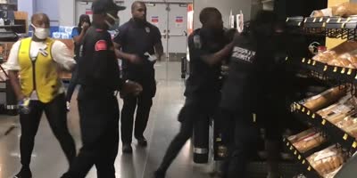 Man Handled By Guards After Insulting Them In DC Walmart