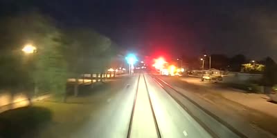 Brightline Hitting Car That Passed Gate