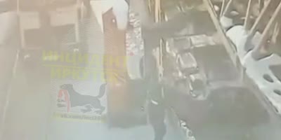 Worker Crushed By Falling Machine