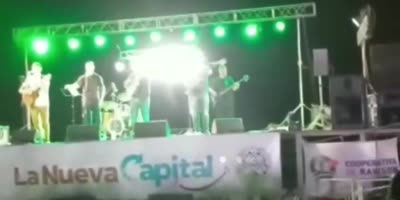 Musicians Crushed By Falling Stage During Live Gig In Argentina