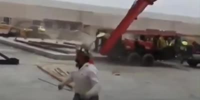 Bad day on the construction site