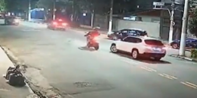 Moto Couple Crushed Against The Pavement In Brazilian Road Rage