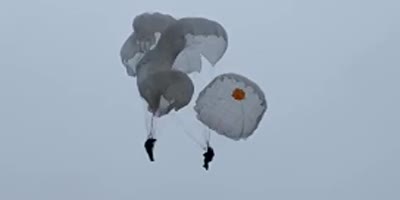 Parachuting Close Call