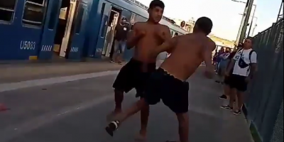 Dudes Get Into LITE One On One Fight In Argentina