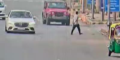 Vehicular Homicide Caught On Camera In India