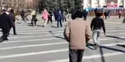Russian invaders opened fire on the residents ofKherson, who went to the protest