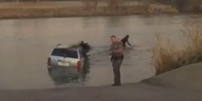 Texas Border Patrol Chase Human Smuggler