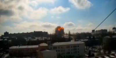 Missile Strike In Kramatorsk, Ukraine.
