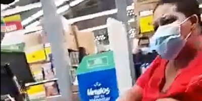 Fat Shoplifter Caught Red Handed