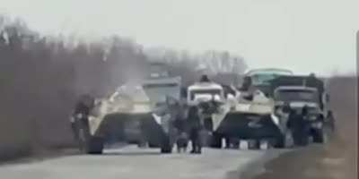 Ukraine War - Civilists are demonstrating against russian military