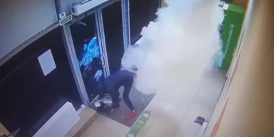 Loser Steals Empty ATM Box In Russia